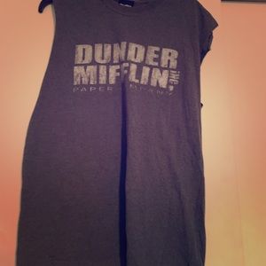 The Office Dunder Mifflin Cutoff shirt